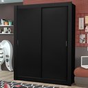 Ver imagem 1 de Guarda-roupa Solteiro Madesa Dallas Plus 2 Portas de Correr 4 Gavetas