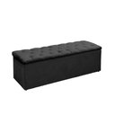Ver imagem 1 de Sapateira Baú Lana para Decoração Quarto e Cama Box Queen 160 Cm - Sv Decor:cinza Escuro