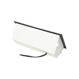 Balizador de Embutir 308 Com Grade Área Externa G9 9x15cm Branco - 2