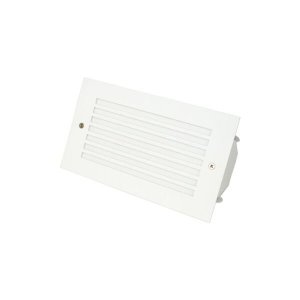Balizador de Embutir 308 Com Grade Área Externa G9 9x15cm Branco