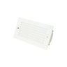Balizador de Embutir 308 Com Grade Área Externa G9 9x15cm Branco - 1