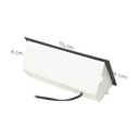 Ver imagem 4 de Balizador de Embutir 308 Com Grade Área Externa G9 9x15cm Branco