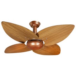 Ventilador de Teto Office Jet AspenVenti-Delta Cobre 4Pás Freijó 220V+Controle - 1