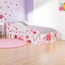 Ver imagem 1 de Cama Carro Solteiro Joy Rosas Solteiro