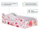 Ver imagem 2 de Cama Carro Solteiro Joy Rosas Solteiro