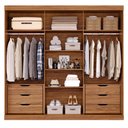 Ver imagem 3 de Guarda Roupa Maite 3 Portas Correr Espelhos MDF - Panan