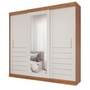 Ver imagem 1 de Guarda Roupa Maite 3 Portas Correr Espelhos Mdf