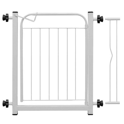 Portão Pet Bebê 69cm de Altura 69/90cm Largura com Prolongador 10 Cm a
