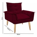 Ver imagem 6 de Poltrona Opala Larissa para Amamentação Decorativa Tecido Suede Para, Quarto,sala de Estar e Recepçã