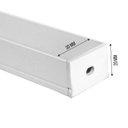 Ver imagem 2 de Perfil Sobrepor Alumínio Branco 30x20mm para Fita de Led 1 Metro
