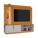 Ver imagem 1 de Estante Home para Tv até 65 Polegadas Amparo Jcm Móveis Cinamomo/off