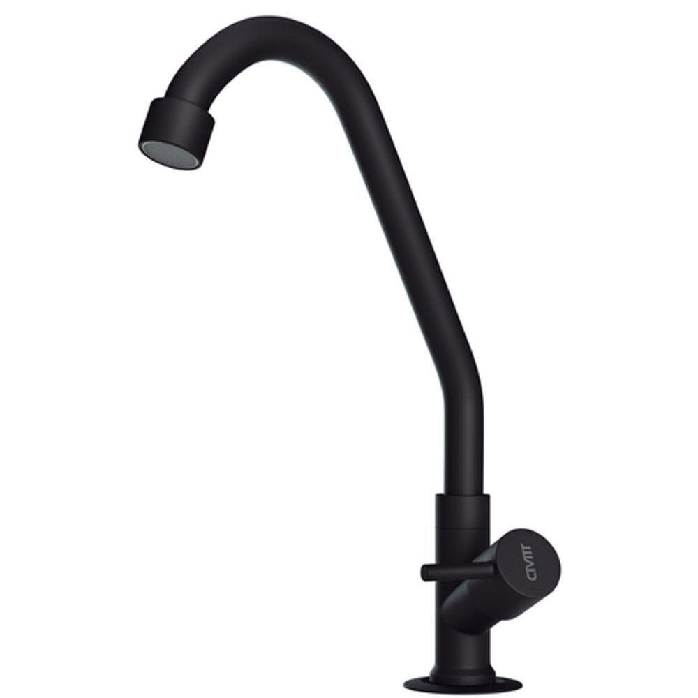 Torneira Black Preto Fosco Metal de Cozinha Mesa Civitt - 1