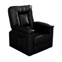 Ver imagem 4 de Poltrona Ken Reclinável Elétrica Courino Confortável Preto Sallar Home 90cm
