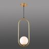 Lustre Luminaria Pendente Globo Oval E27 Teto Enfeite Moderno Decoraçao Casa Recepçao Ambiente - 5