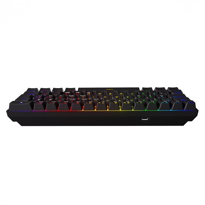 TECLADO MECANICO 60% ZOT OUTEMU RED HOTSWAP LED RGB - PZOHRDRGB - ABNT2 - 4