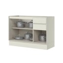 Ver imagem 2 de Balcão Pia 03 Portas 02 Gavetas 120cm Fineze C656 Areia Hp - Henn
