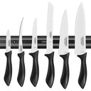 Ver imagem 1 de Jogo de Facas 7 Peças Tramontina Affilata 23699054 com Barra Magnética Preto