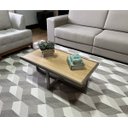 Ver imagem 2 de Mesa de Centro Retangular Paris Industrial Champagne com Mdf