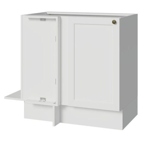 Balcão de Canto 1 Porta (sem Tampo) Branco Vik Madesa
