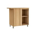 Ver imagem 5 de Módulo Cozinha Nesher Rainha Balcão Canto Reto Dir/esq 1 Porta C/tampo 92cm Nature/verde - Nesher