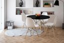 Ver imagem 3 de Mesa Eiffel Wood Tampo De Madeira 90 Cm:Preto