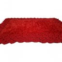 Ver imagem 1 de Tapete de Crochê Luxo Vermelho Artesanal