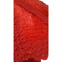 Ver imagem 2 de Tapete de Crochê Luxo Vermelho Artesanal