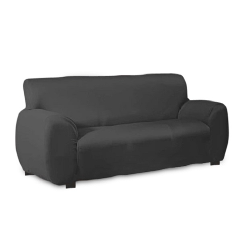 Capa de Sofá Coladinha Kit 3 Lugares Chumbo