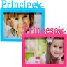 Dupla Porta Retrato Infantil Mural Princesa Príncipe 20x15cm - 3