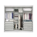 Ver imagem 6 de Guarda Roupa Casal 3 Portas 8 Gavetas - Sollo-Branco - Móveis Novo Horizonte