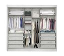 Ver imagem 6 de Guarda Roupa Casal 3 Portas 8 Gavetas - Sollo-Branco - Móveis Novo Horizonte
