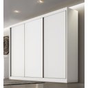 Ver imagem 2 de Guarda Roupa Casal 3 Portas 8 Gavetas - Sollo-Branco - Móveis Novo Horizonte