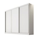 Ver imagem 1 de Guarda Roupa Casal 3 Portas 8 Gavetas - Sollo-Branco - Móveis Novo Horizonte