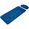 Kit Teclado e Mouse sem Fio Letron Harry Potter Azul - 3