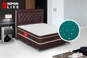 Ver imagem 3 de Colchão de Casal Magnético Infravermelho C/massagem Infinita:marrom