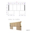 Ver imagem 5 de Cabeceira Estofada  em Linho com acrílico espelhado