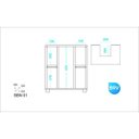 Ver imagem 5 de Gabinete de Coluna para Banheiro Versa 