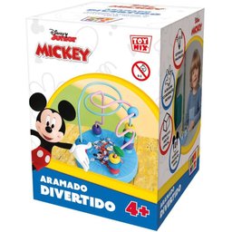 Brinquedo Pedagogico Madeira Mickey Aramado Sobe e Desce Toy Mix - 3