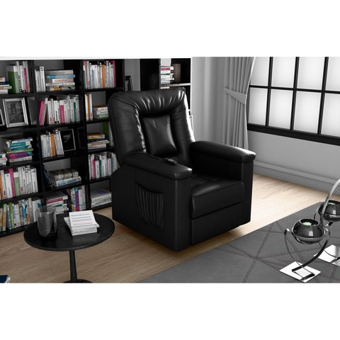 Poltrona Reclinável Mx40 Porshe Corano Preto F281 – Matrix