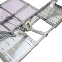 Ver imagem 3 de Mesa Dobravel Camping Alumínio 4 Banquetas Sup Guarda Sol