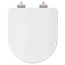 Ver imagem 1 de Assento Sanitário Poliéster com Amortecedor Stillo Branco para Vaso Docol
