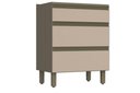 Ver imagem 1 de Gabinete de Cozinha Modulado Balcão Connect c/ 3 Gavetas s/ Tampo 60cm Off White - Henn