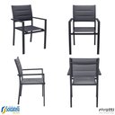 Ver imagem 1 de Kit 4 Cadeiras Outdoor Geribá Grafite - Rivatti