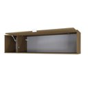 Ver imagem 3 de Armário Aéreo com Nicho e Porta Basculante 35x135x35cm Wlnp135 Vermont Oak Branco