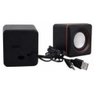 Caixa de Som para Computador Pc Notebook 3w Rms Cabo P2 Usb - 2