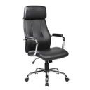 Ver imagem 1 de Cadeira de Escritório Presidente Pelegrin em Couro Pu Pel-9027 Preta