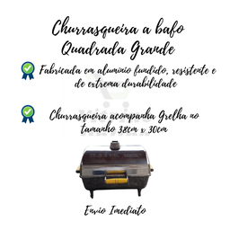 Churrasqueira Premim a Bafo + Pés para Frango Costela 50x41 - 3