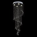 Ver imagem 3 de Lustre Waterfall com Adornos em Acrílico de Alto Brilho - Cor Cristal