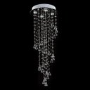 Ver imagem 4 de Lustre Waterfall com Adornos em Acrílico de Alto Brilho - Cor Cristal