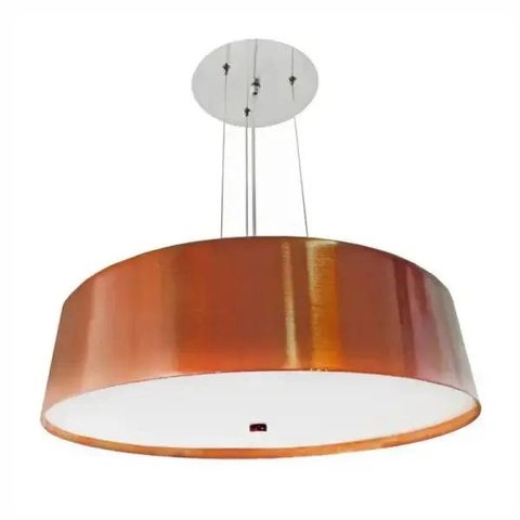 Lustre Spin Pelegrin PEL-019 Metal Acrílico Marrom Branco